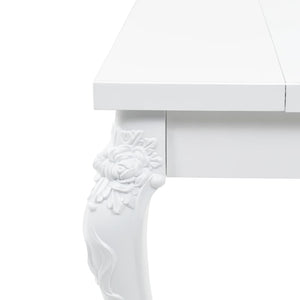 Tavolo da Pranzo 179x89x81 cm Bianco Lucido