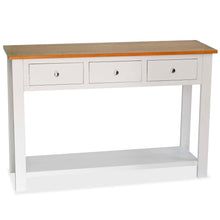 Load image into Gallery viewer, Mobiletto Consolle 118x35x77 cm in Massello di Rovere