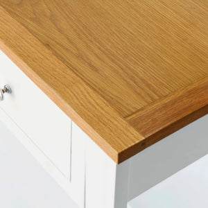 Mobiletto Consolle 118x35x77 cm in Massello di Rovere