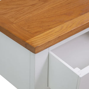 Tavolo Consolle 83x30x73 cm in Massello di Rovere