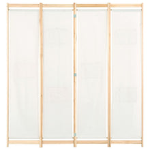 Load image into Gallery viewer, Divisorio a 4 Pannelli Crema 160x170x4 cm in Tessuto