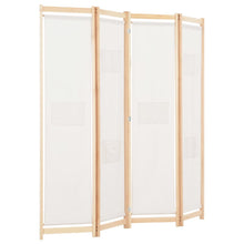Load image into Gallery viewer, Divisorio a 4 Pannelli Crema 160x170x4 cm in Tessuto