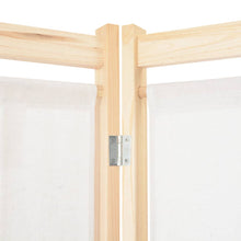 Load image into Gallery viewer, Divisorio a 4 Pannelli Crema 160x170x4 cm in Tessuto