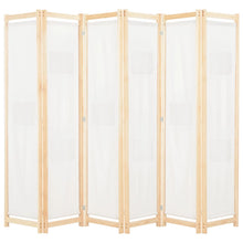 Indlæs billede til gallerivisning Divisorio a 6 Pannelli 240x170x4 cm in Tessuto Crema
