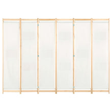 Indlæs billede til gallerivisning Divisorio a 6 Pannelli 240x170x4 cm in Tessuto Crema