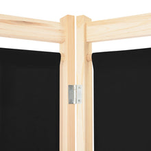 Charger l&#39;image dans la galerie, Divisorio a 6 Pannelli Nero 240x170x4 cm in Tessuto