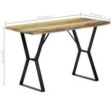 Carica l&#39;immagine nel visualizzatore di Gallery, Tavolo da Pranzo 120x60x76 cm in Legno Massello di Recupero
