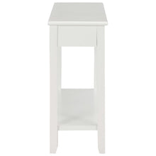 Load image into Gallery viewer, Tavolo Consolle Bianco 110x35x80 cm in Legno