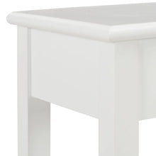 Load image into Gallery viewer, Tavolo Consolle Bianco 110x35x80 cm in Legno
