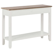 Carica l&#39;immagine nel visualizzatore di Gallery, Tavolo Consolle Bianco 110x35x80 cm in Legno