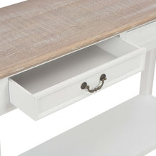 Carica l&#39;immagine nel visualizzatore di Gallery, Tavolo Consolle Bianco 110x35x80 cm in Legno