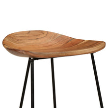 Load image into Gallery viewer, Sgabelli da Bar 2 pz in Legno Massello di Acacia
