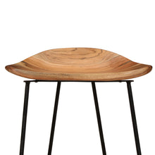 Load image into Gallery viewer, Sgabelli da Bar 2 pz in Legno Massello di Acacia
