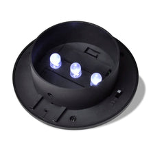 Carica l&#39;immagine nel visualizzatore di Gallery, Lampade Solari 6 pz Luci per Recinzioni Nere