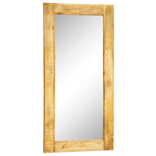 Indlæs billede til gallerivisning Specchio da Parete con Cornice in Legno Massello 120 x 60 cm