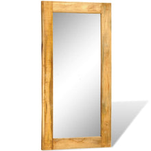 Indlæs billede til gallerivisning Specchio da Parete con Cornice in Legno Massello 120 x 60 cm