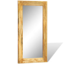 Indlæs billede til gallerivisning Specchio da Parete con Cornice in Legno Massello 120 x 60 cm
