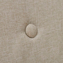 Load image into Gallery viewer, Sedie Pranzo 4 pz Beige in Tessuto e Legno Massello di Rovere