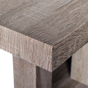 Tavolo da Pranzo in MDF Imitazione Rovere