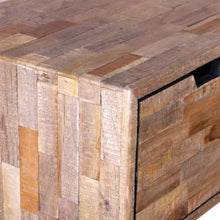 Charger l&#39;image dans la galerie, Tavolo Consolle con 3 Cassetti in Legno di Recupero di Teak
