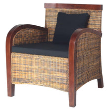 Load image into Gallery viewer, Poltrona in Rattan Intrecciato a Mano