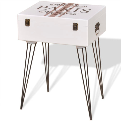 Mobiletto contenitore 40x30x57 cm Bianco
