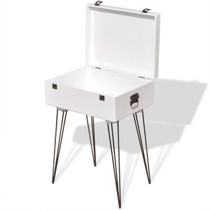 Mobiletto contenitore 40x30x57 cm Bianco