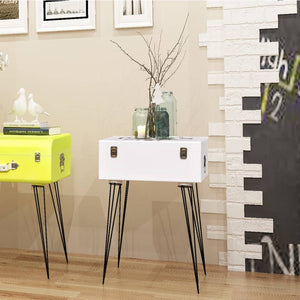 Mobiletto contenitore 40x30x57 cm Bianco