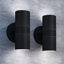 Carica l&#39;immagine nel visualizzatore di Gallery, Applique da Parete 2 pz Acciaio Inox Proiezione Alto/Basso