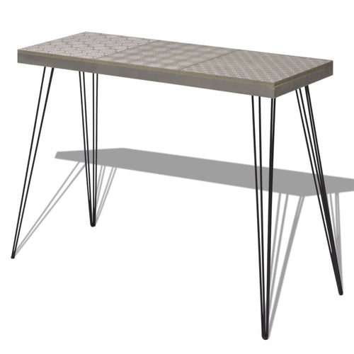 Mobiletto Consolle 90x30x71,5 cm Grigio