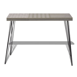 Mobiletto Consolle 90x30x71,5 cm Grigio
