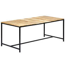 Charger l&#39;image dans la galerie, Tavolo da Pranzo 180x90x75 cm in Legno Massello di Mango Grezzo