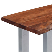 Load image into Gallery viewer, Tavolo Consolle 115x35x76 cm Legno Massello e Ferro