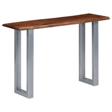 Load image into Gallery viewer, Tavolo Consolle 115x35x76 cm Legno Massello e Ferro