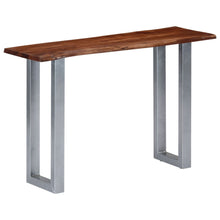 Load image into Gallery viewer, Tavolo Consolle 115x35x76 cm Legno Massello e Ferro