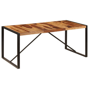 Tavolo da Pranzo 180x90x75cm in Legno Massello di Sheesham
