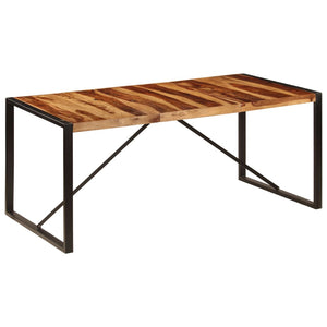 Tavolo da Pranzo 180x90x75cm in Legno Massello di Sheesham