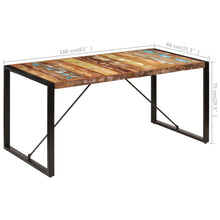 Load image into Gallery viewer, Tavolo da Pranzo 160x80x75 cm in Legno Massello di Recupero