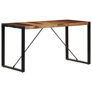 Tavolo da Pranzo 140x70x75 cm in Legno Massello di Sheesham