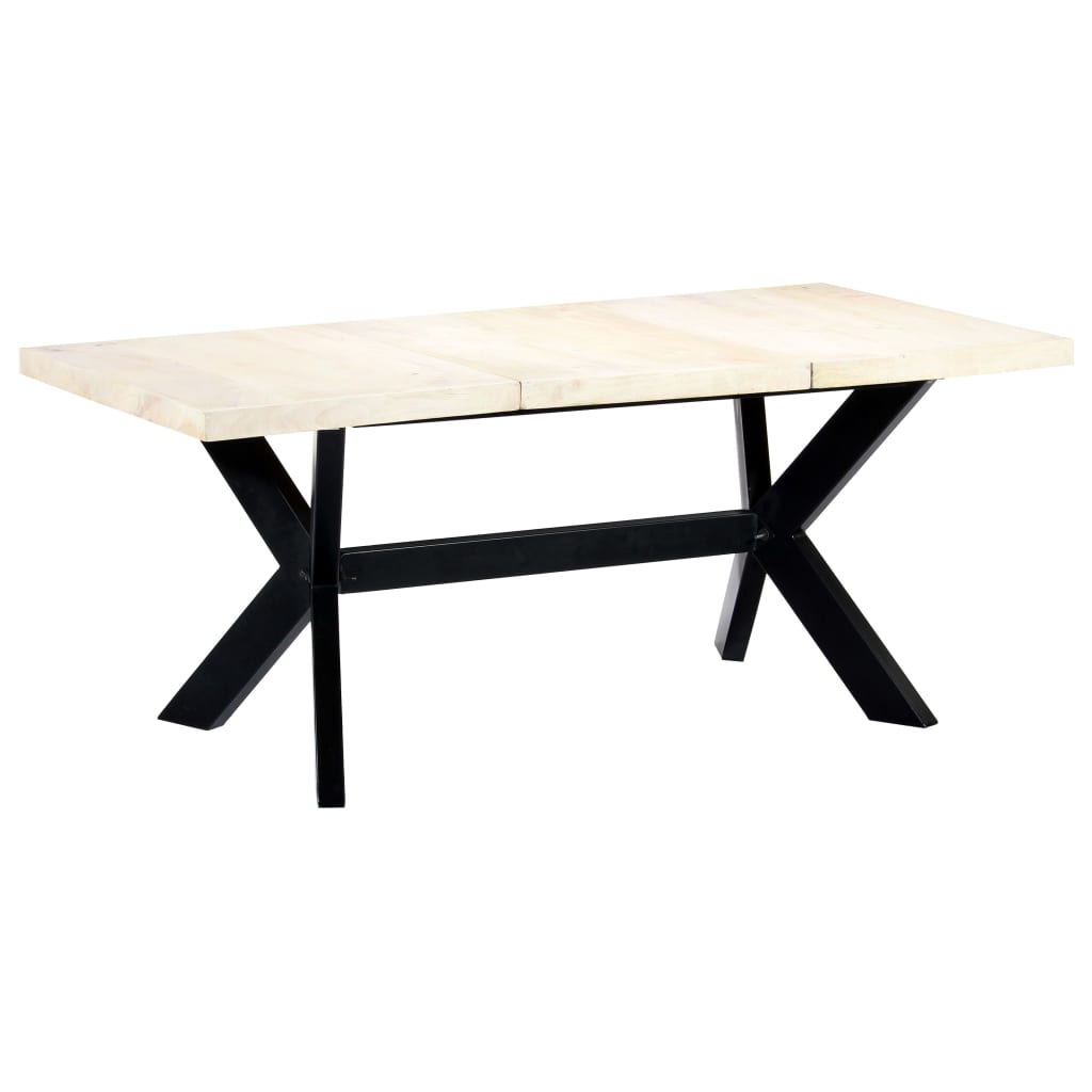 Tavolo da Pranzo 180x90x75 cm in Legno Massello di Mango