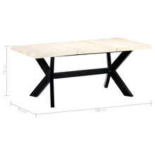 Charger l&#39;image dans la galerie, Tavolo da Pranzo 180x90x75 cm in Legno Massello di Mango