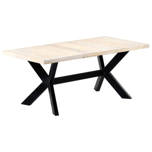 Tavolo da Pranzo 180x90x75 cm in Legno Massello di Mango