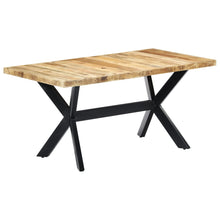 Indlæs billede til gallerivisning Tavolo da Pranzo 160x80x75 cm in Legno Massello di Mango Grezzo