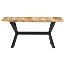 Indlæs billede til gallerivisning Tavolo da Pranzo 160x80x75 cm in Legno Massello di Mango Grezzo