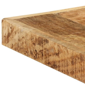 Tavolo da Pranzo 160x80x75 cm in Legno Massello di Mango Grezzo