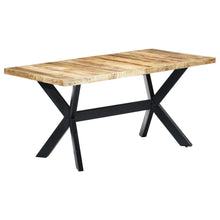 Indlæs billede til gallerivisning Tavolo da Pranzo 160x80x75 cm in Legno Massello di Mango Grezzo