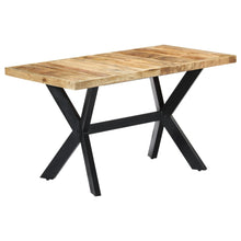 Load image into Gallery viewer, Tavolo da Pranzo 140x70x75 cm in Legno Massello di Mango Grezzo