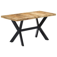 Load image into Gallery viewer, Tavolo da Pranzo 140x70x75 cm in Legno Massello di Mango Grezzo
