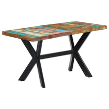 Carica l&#39;immagine nel visualizzatore di Gallery, Tavolo da Pranzo 140x70x75 cm in Legno Massello di Recupero