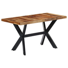 Indlæs billede til gallerivisning Tavolo da Pranzo 140x70x75 cm in Legno Massello di Sheesham